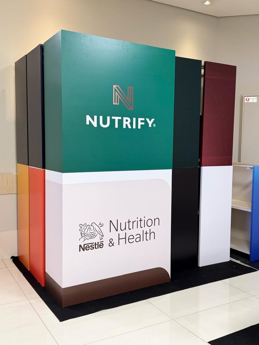 Estande da Nestlé e Nutrify
