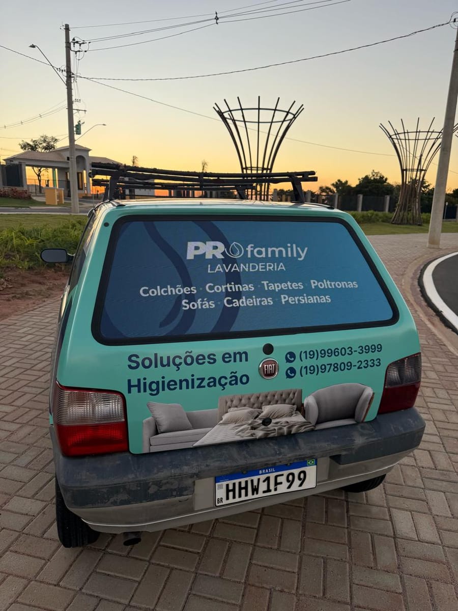 Traseira de veículo PROfamily envelopado