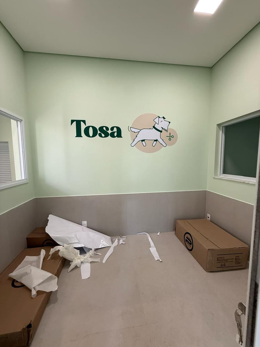 Sinalização de pet shop