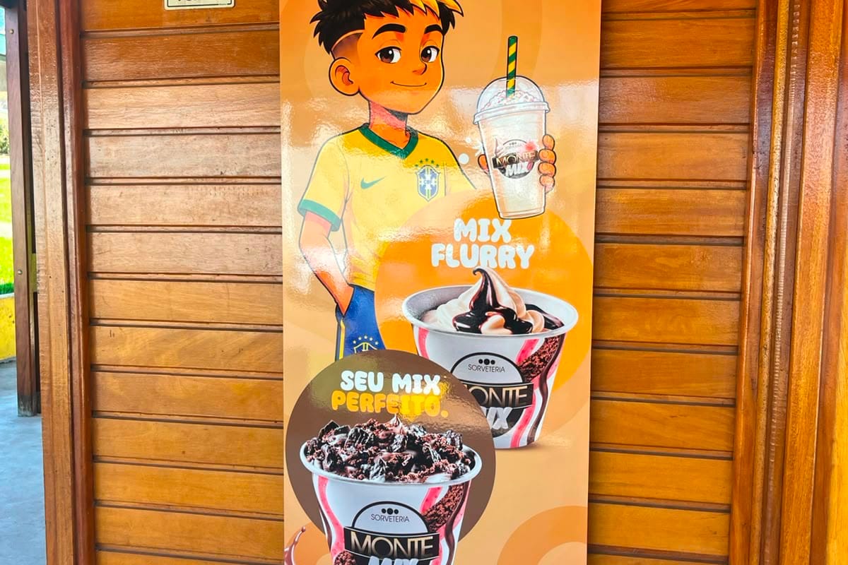 Banner impresso em alta definição pela Fenar